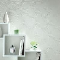 Graham & Brown Superfresco Paintable 10-014 Pure White Wallpaper